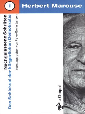 cover image of Nachgelassene Schriften / Das Schicksal der bürgerlichen Demokratie